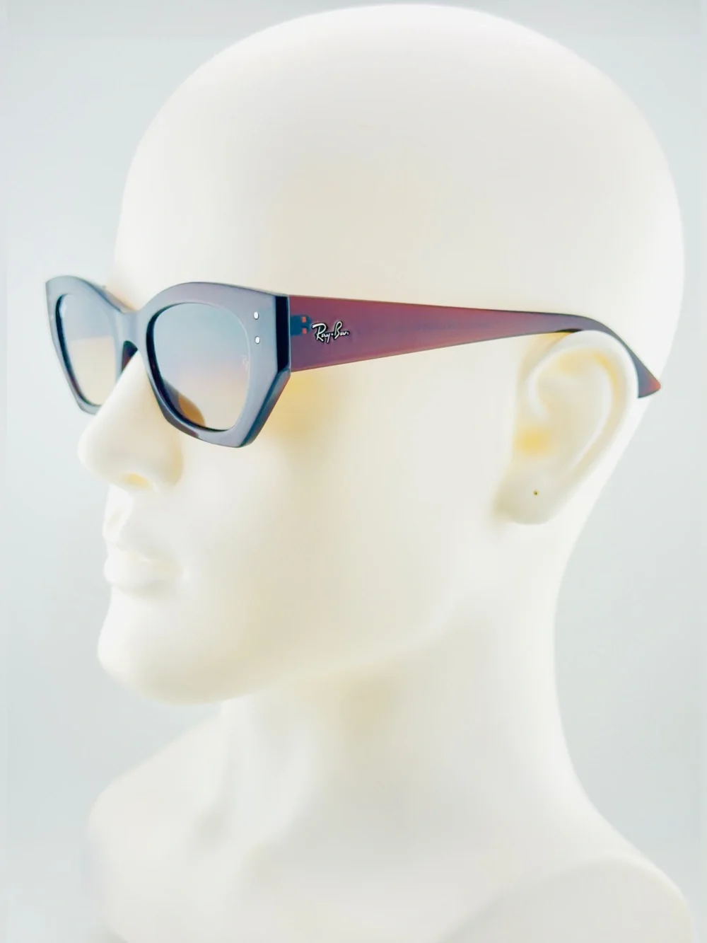 Ray-Ban Zena Bio Based Sunglasses RB4430 Polished Rusty Brown Frame Brown Lenses - Picture 4 of 15